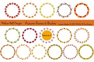 Autumn Frames Brushes: A Versatile Design Resource for Seasonal Creativity