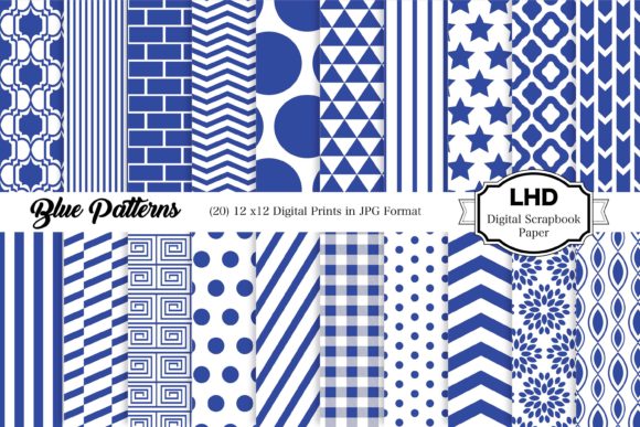 Blue Digital Paper Pack: A Versatile Tool for Creative and Professional Workflows