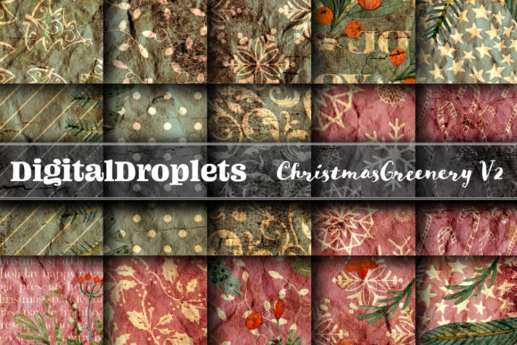 Christmas Greenery V2 24 Papers