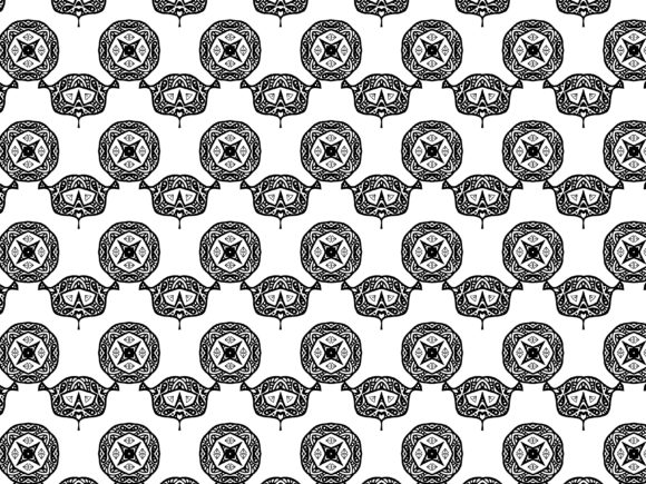 Fractal Pattern Circle Mask Design