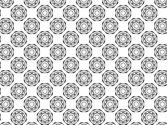Fractal Pattern Circle Ornament: A Versatile Design Element for Creative and Commercial Use