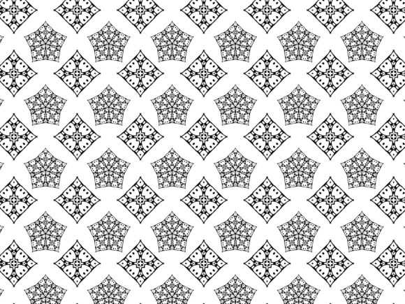 Fractal Pattern Elegant Square Pentagon: A Modern Design Element for Creative and Commercial Applications