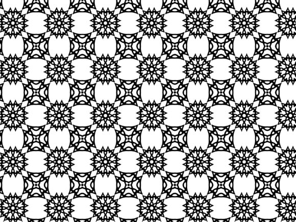Fractal Pattern Flower Thorn Square: A Versatile Design for Creative and Commercial Use