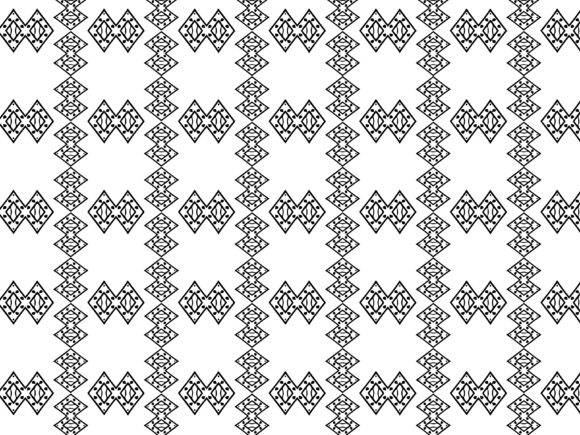 Fractal Pattern Horizontal Dual Square: A Versatile Design Element for Modern Creativity