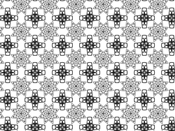 Fractal Pattern Plus Flower: A Fusion of Nature and Mathematical Beauty