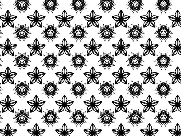 Fractal Pattern Star Flower Thick: A Versatile Design Element for Modern Creativity