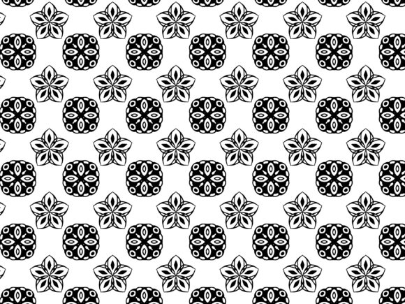 Fractal Pattern Star Flower Tribal: A Versatile Design Collection for Creative Applications