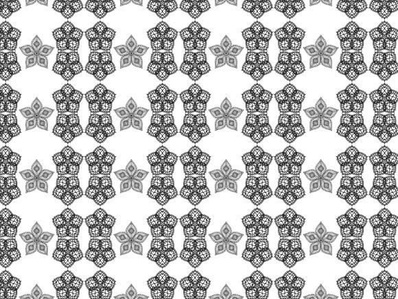 Fractal Pattern Star Ornamental