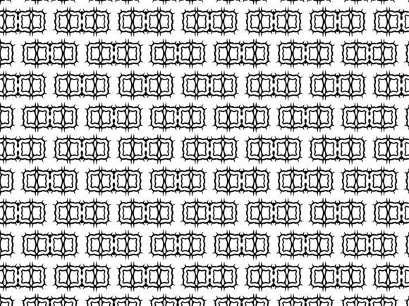 Fractal Pattern Thorn Square