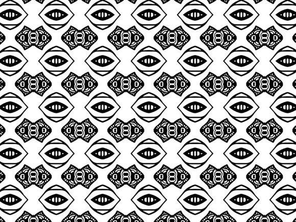 Fractal Pattern Wing Eye Design Collection