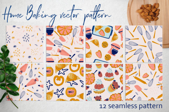 Home Baking Vector Pattern