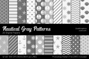 Nautical Gray Digital Papers: A Versatile Resource for Creative Projects