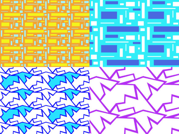 Seamless Pattern Bundling Rectangle