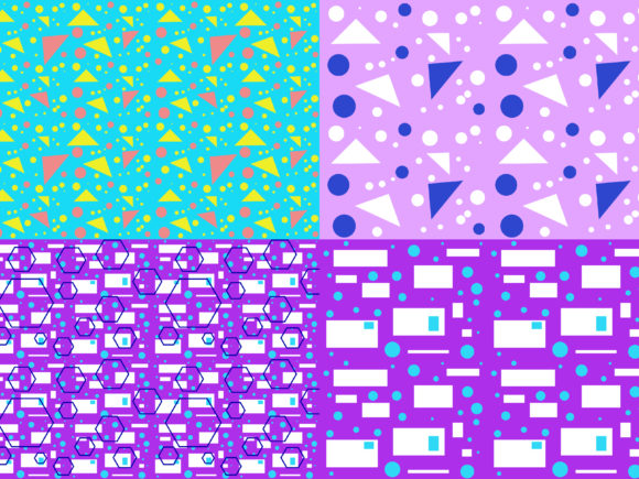 Seamless Pattern Bundling Triangle
