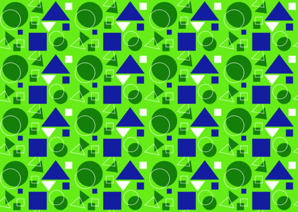 Seamless Pattern Green Circle Blue: A Versatile Design Element for Modern Creativity