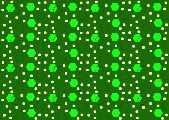 Seamless Pattern Hexagon Green: A Versatile Design Asset for Creatives and Businesses