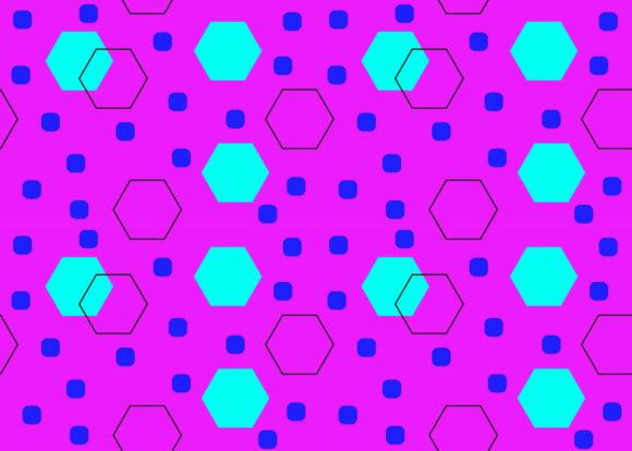 Seamless Pattern Hexagon Square: A Versatile Design Element for Modern Creativity