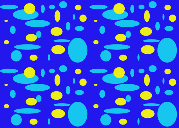 Seamless Pattern Oval Yellow: A Versatile Design Element for Creative and Commercial Use
