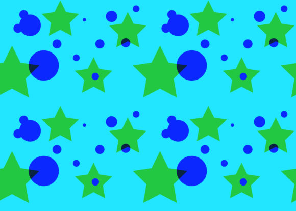 Seamless Pattern Star Circle: A Versatile Design Element for Creative Projects