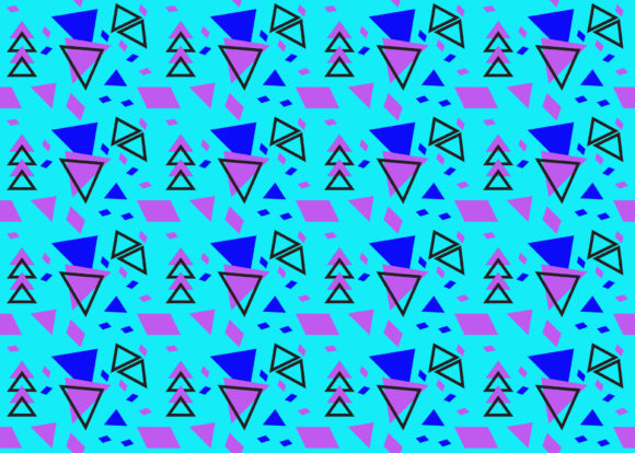 Seamless Pattern Triangle Blue: A Versatile Design Element for Modern Creativity